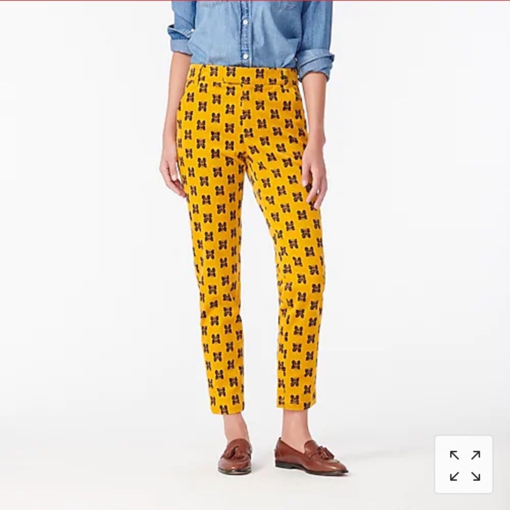 Straight-leg pant in butterfly stretch NWT